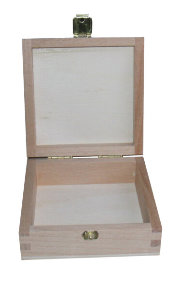 2 x Holzkasten für Pralinen 80 x80 x30mm